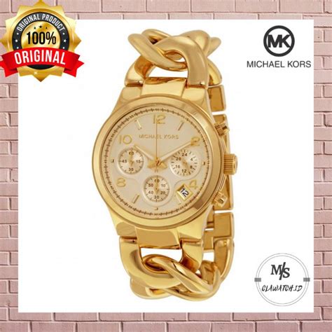 michael kors 3131 watch with 1in gold chain|Michael Kors Runway Twist Chronograph Gold.